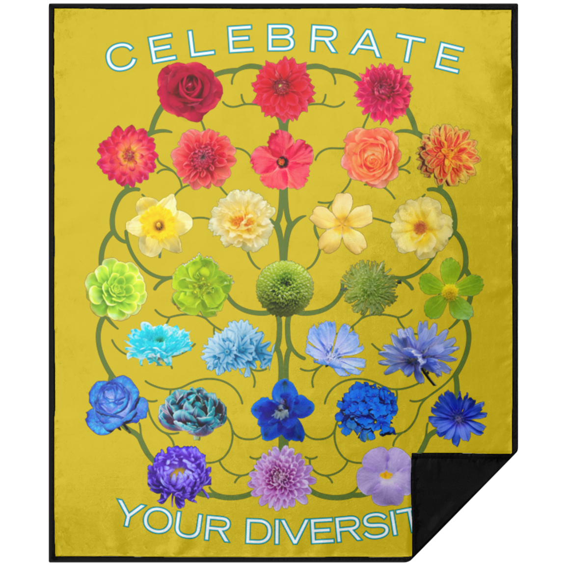 CELEBRATE Your Diversity Picnic Blanket 50X60