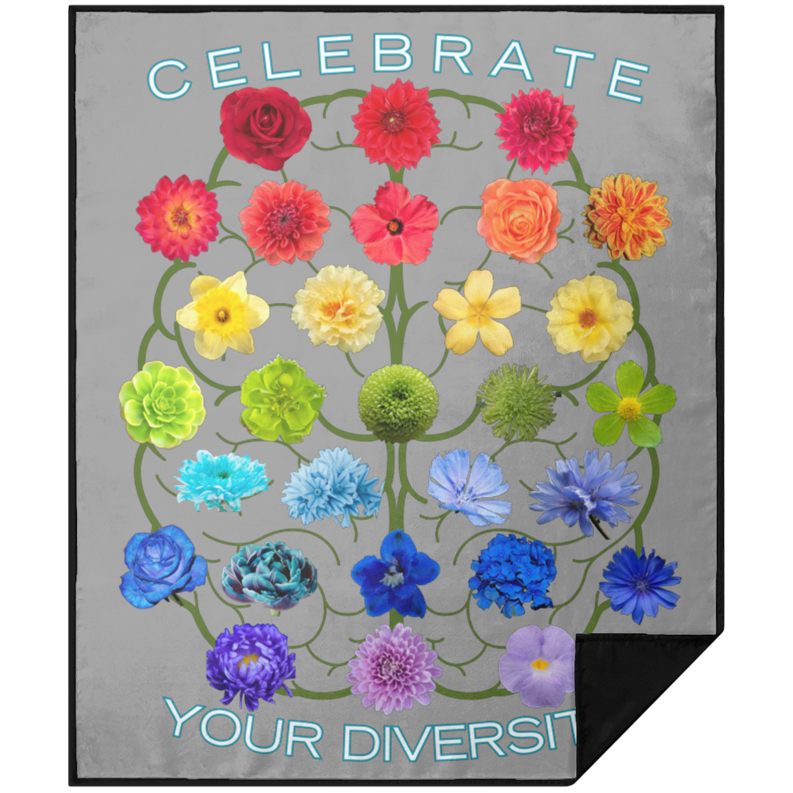 CELEBRATE Your Diversity Picnic Blanket 50X60