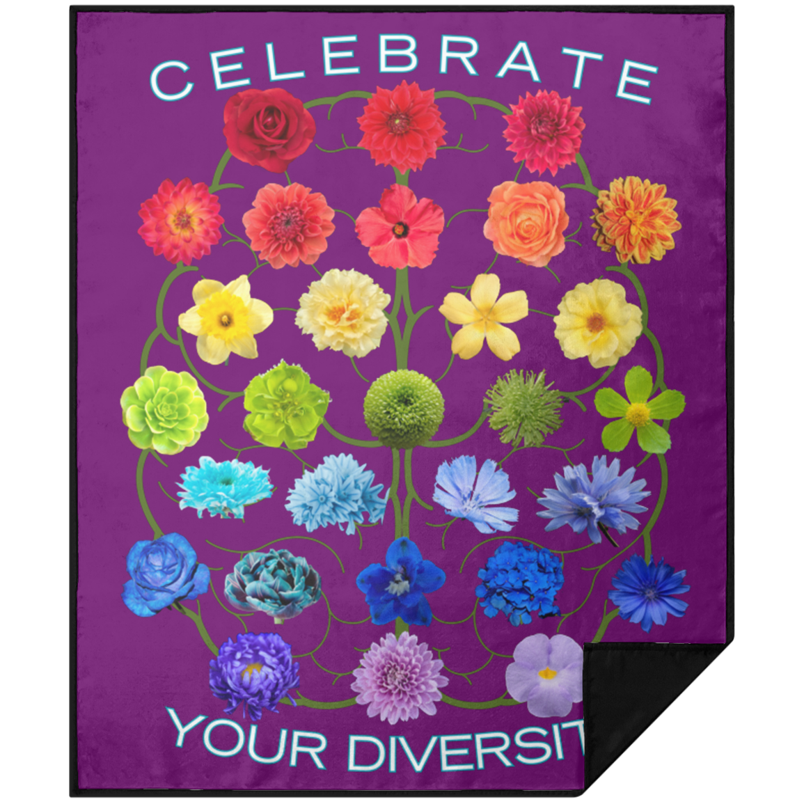 CELEBRATE Your Diversity Picnic Blanket 50X60