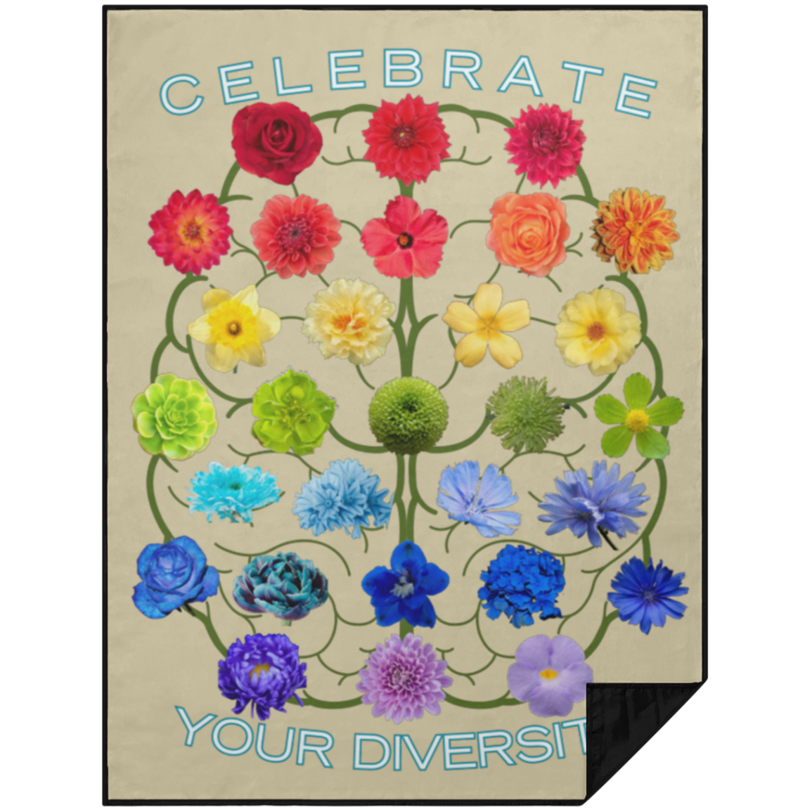 CELEBRATE Your Diversity Picnic Blanket 60X80