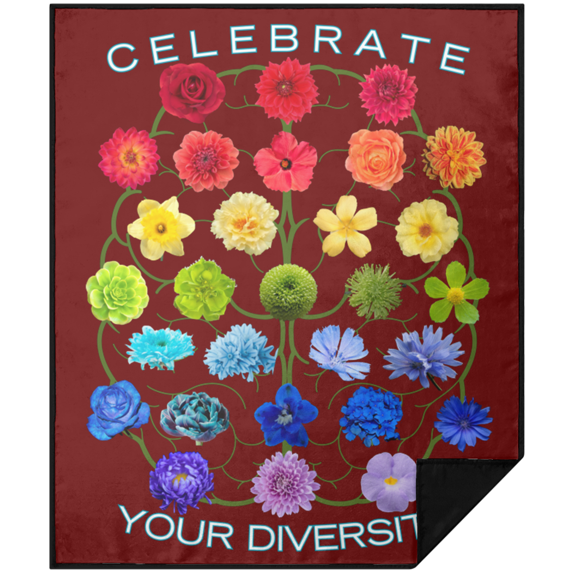 CELEBRATE Your Diversity Picnic Blanket 50X60