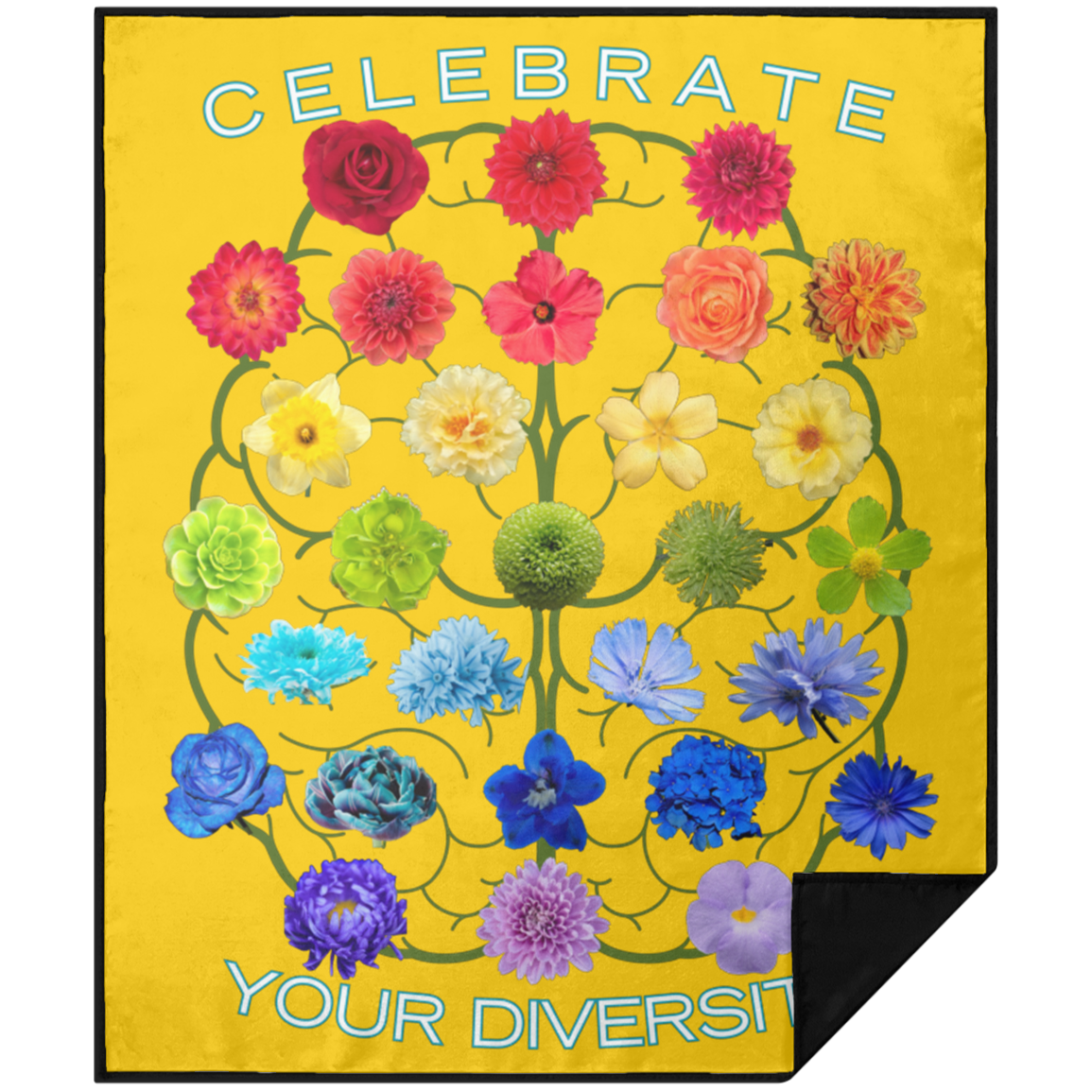 CELEBRATE Your Diversity Picnic Blanket 50X60