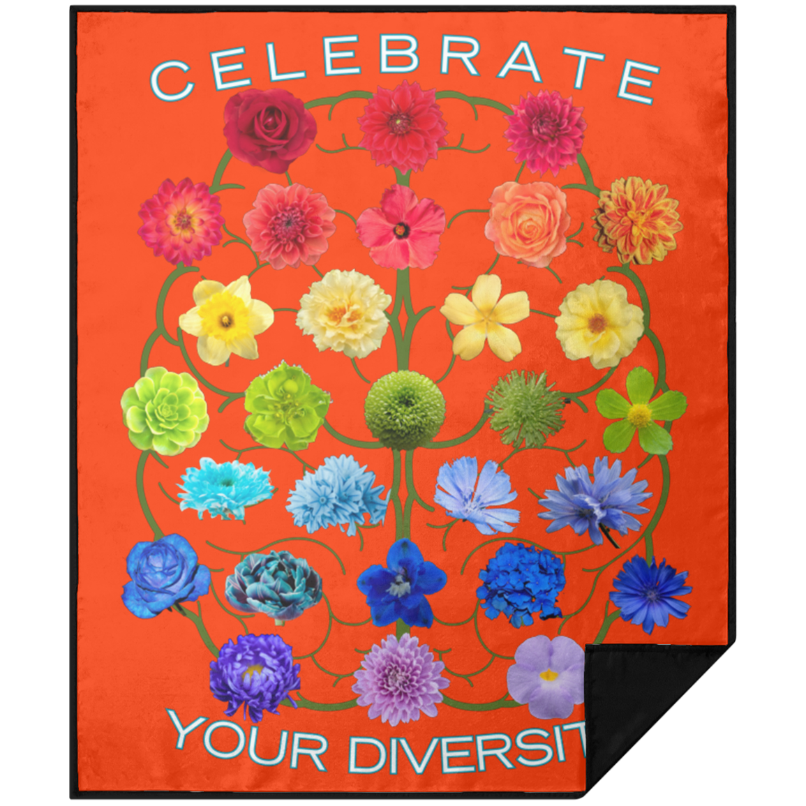 CELEBRATE Your Diversity Picnic Blanket 50X60