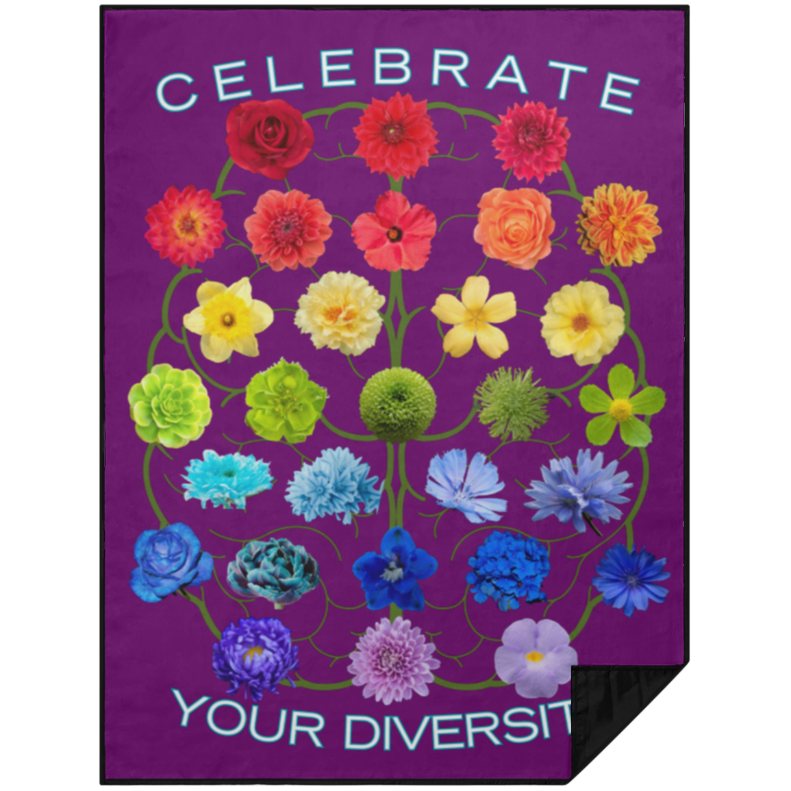 CELEBRATE Your Diversity Picnic Blanket 60X80