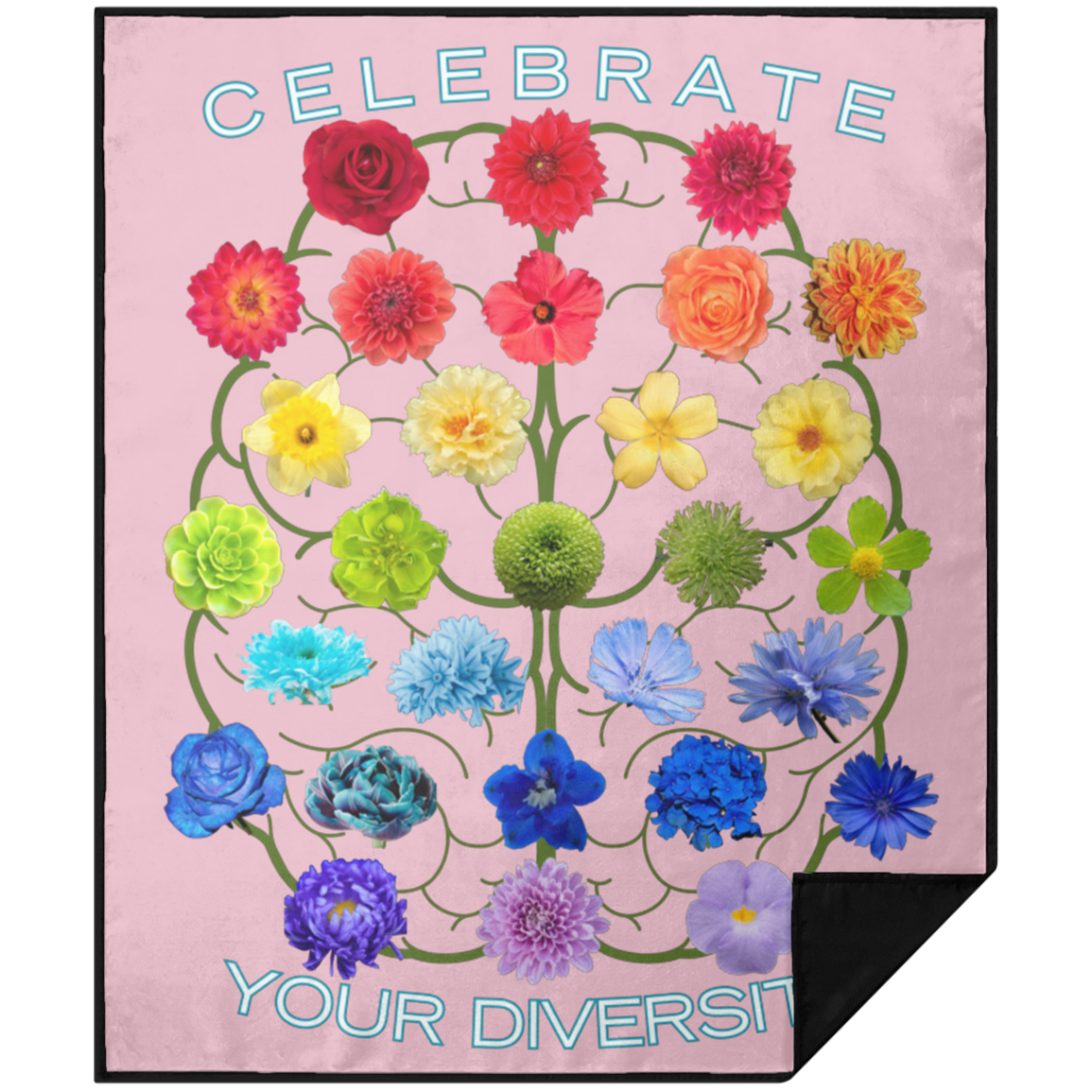 CELEBRATE Your Diversity Picnic Blanket 50X60