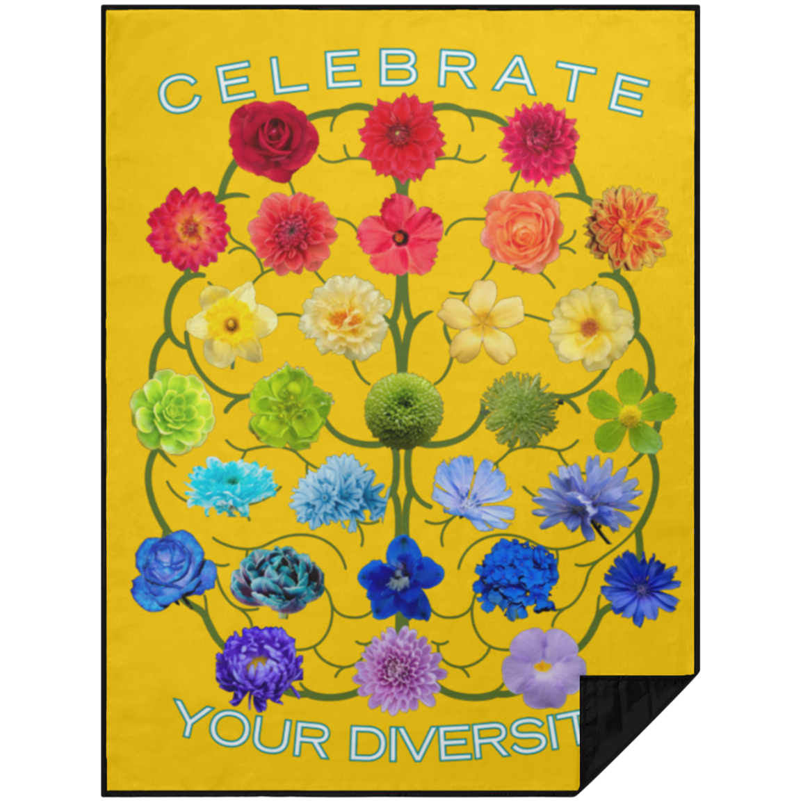CELEBRATE Your Diversity Picnic Blanket 60X80