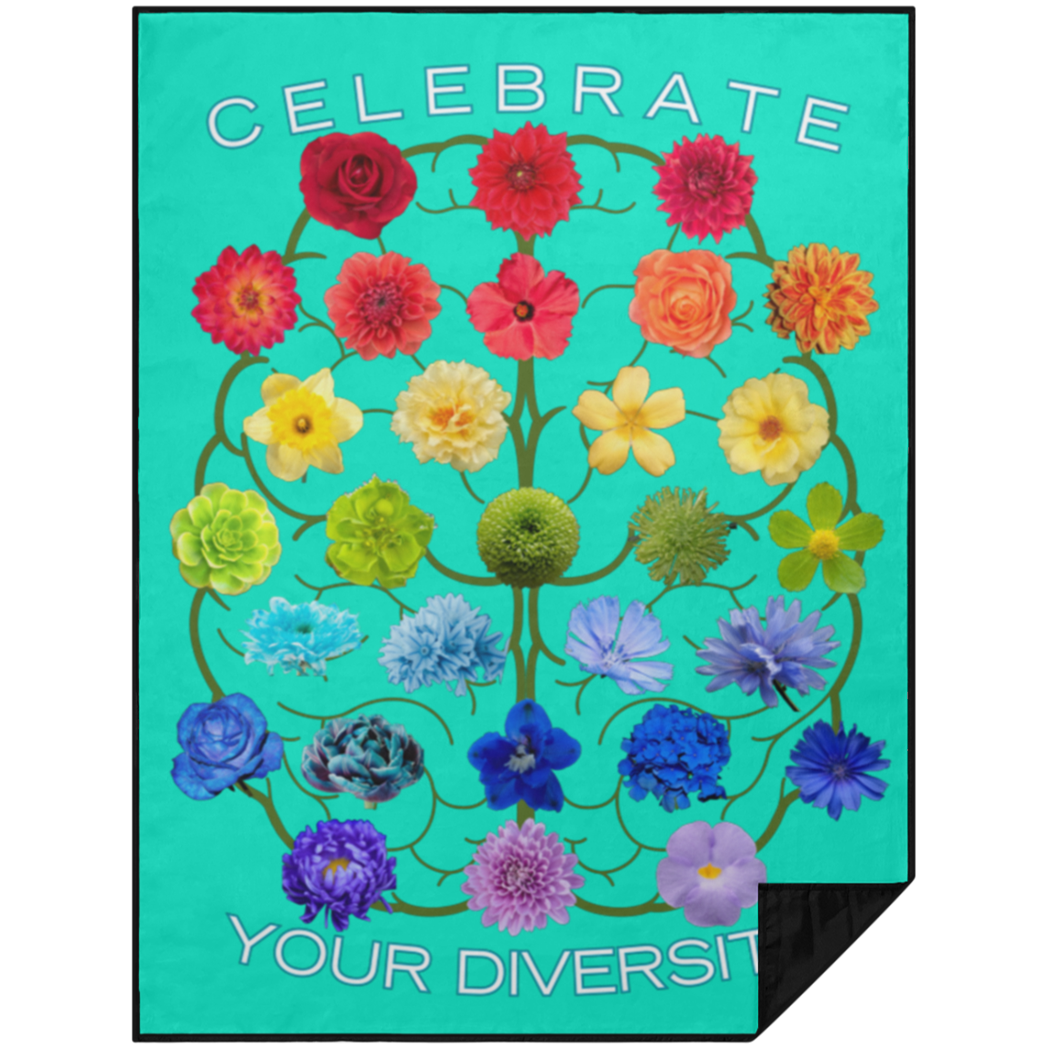 CELEBRATE Your Diversity Picnic Blanket 60X80