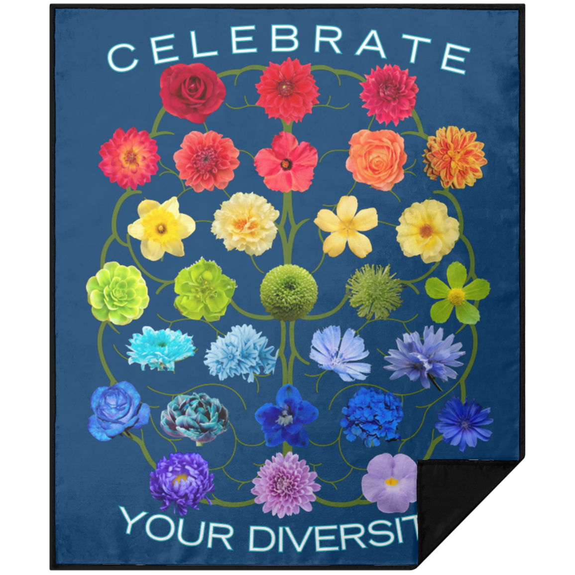 CELEBRATE Your Diversity Picnic Blanket 50X60