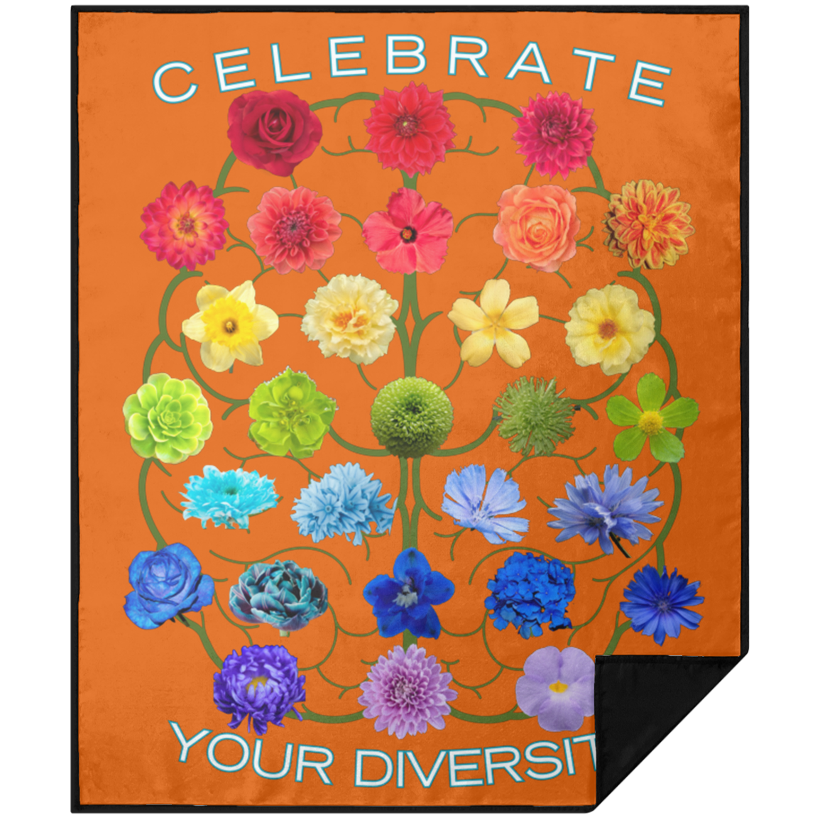 CELEBRATE Your Diversity Picnic Blanket 50X60