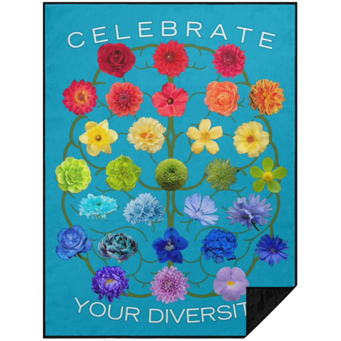 CELEBRATE Your Diversity Picnic Blanket 60X80