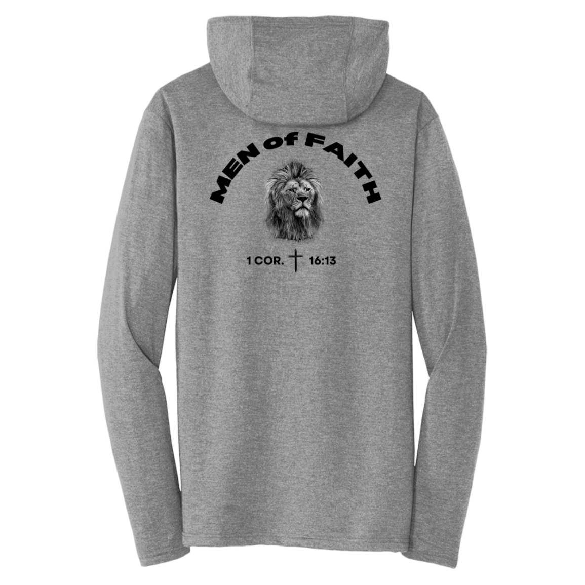Men of Faith Triblend T-Shirt Hoodie