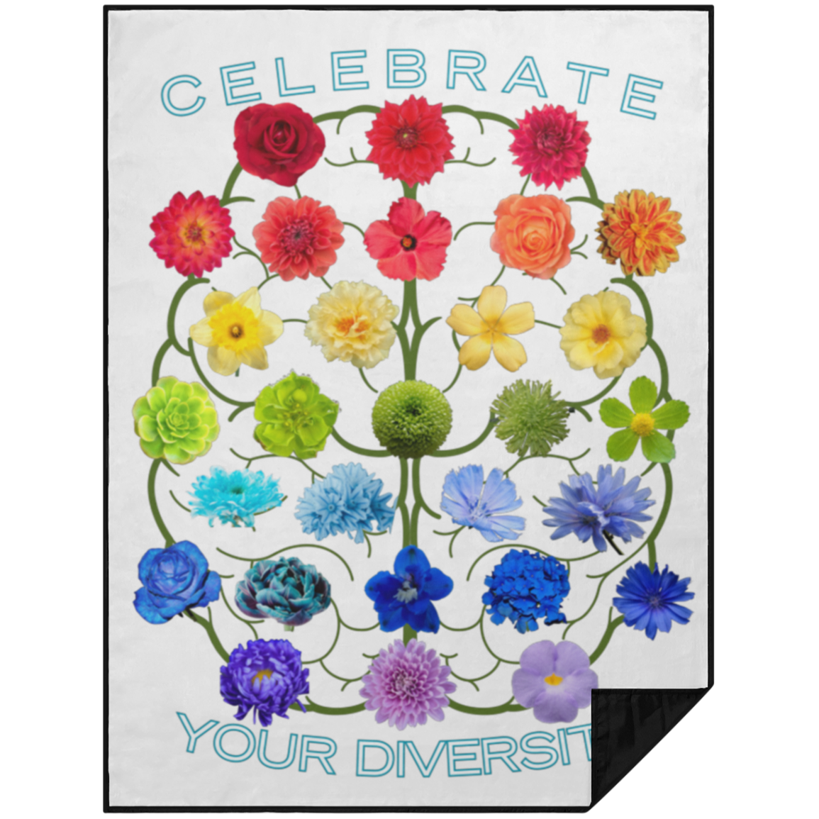CELEBRATE Your Diversity Picnic Blanket 60X80
