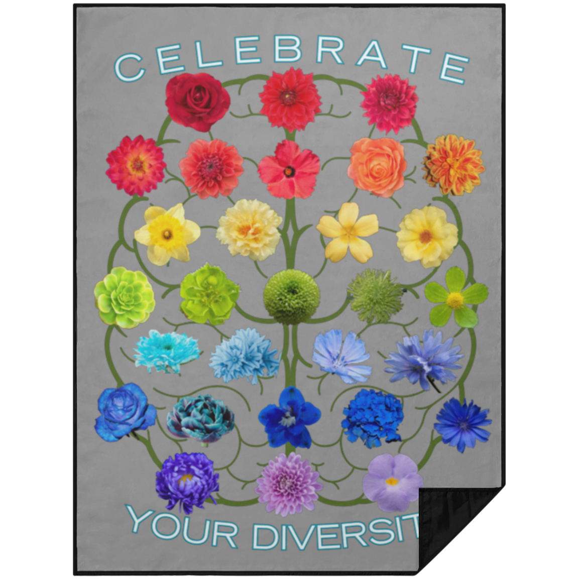 CELEBRATE Your Diversity Picnic Blanket 60X80