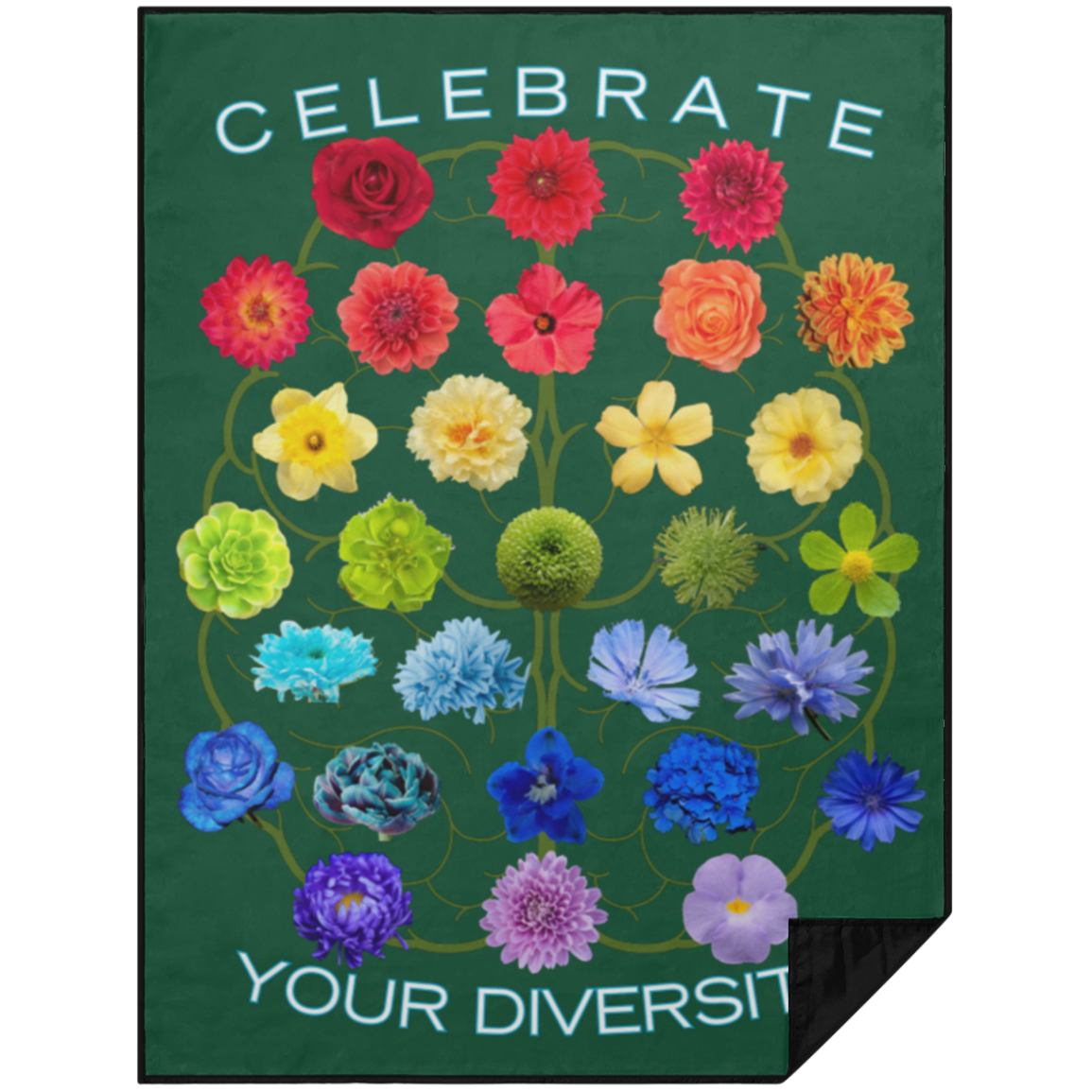 CELEBRATE Your Diversity Picnic Blanket 60X80