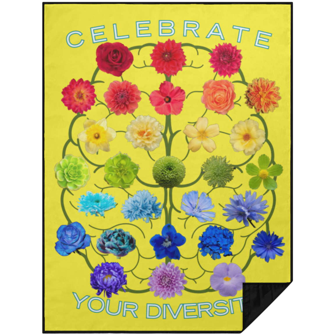 CELEBRATE Your Diversity Picnic Blanket 60X80