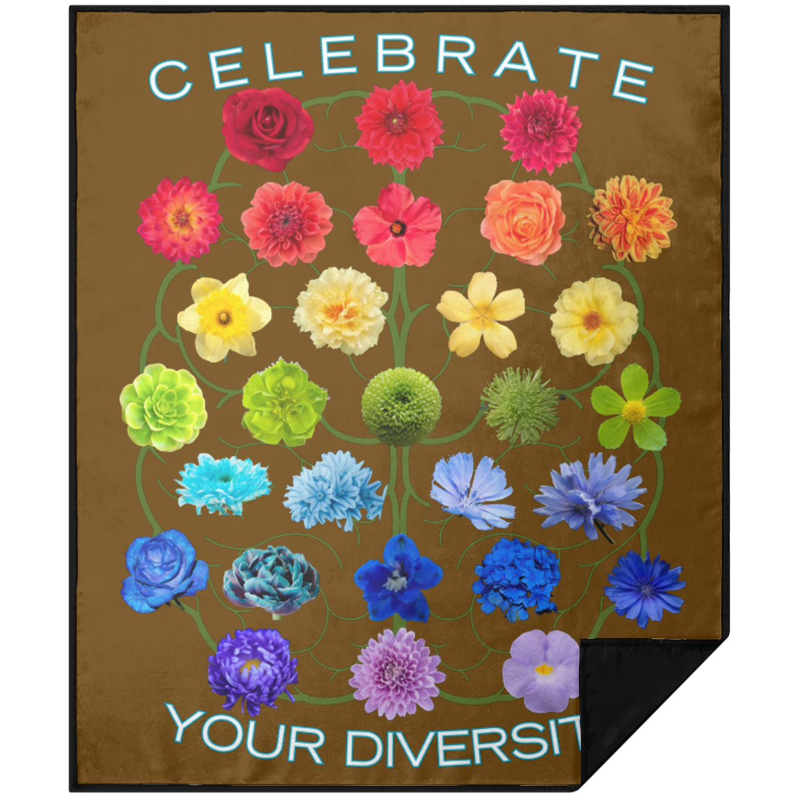 CELEBRATE Your Diversity Picnic Blanket 50X60