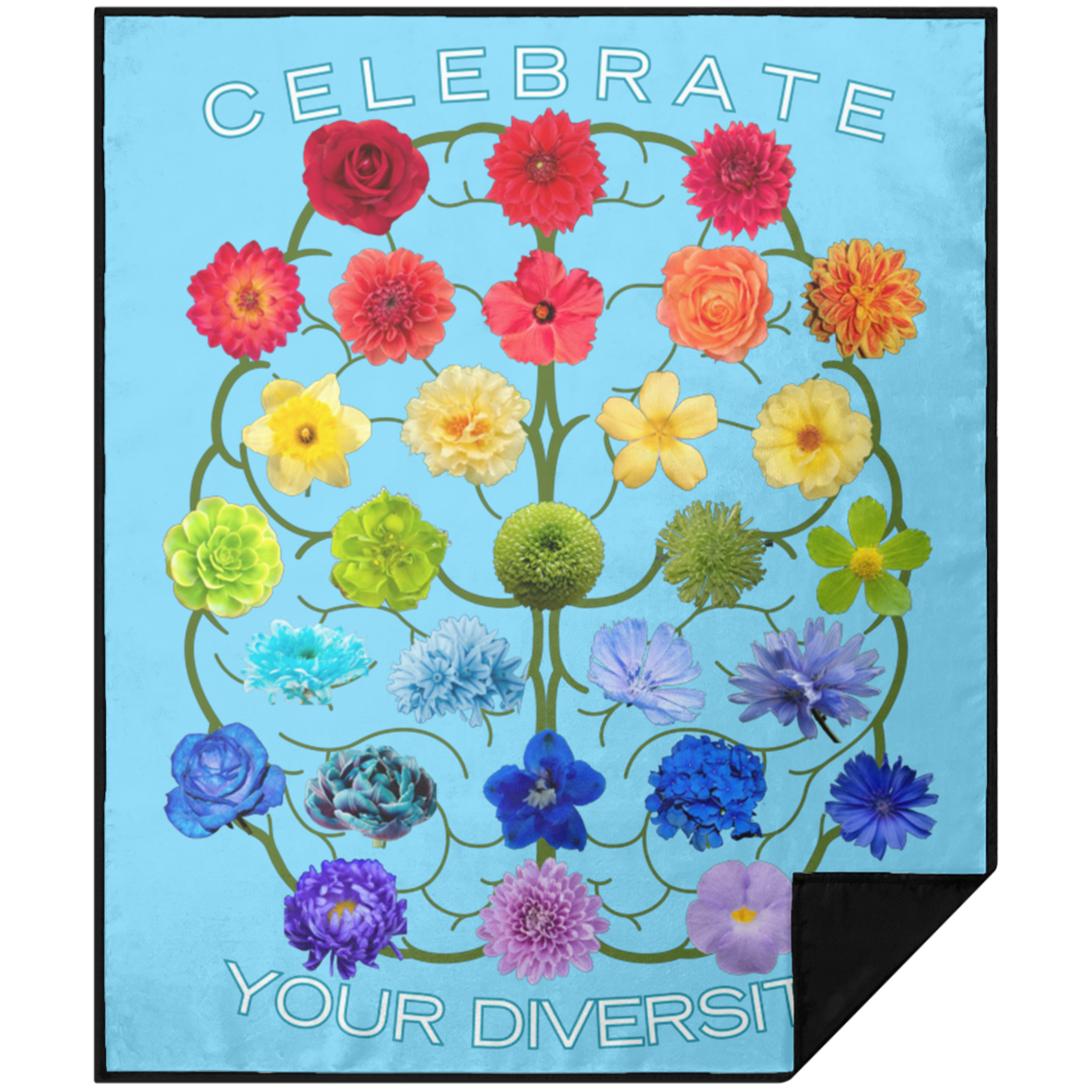CELEBRATE Your Diversity Picnic Blanket 50X60
