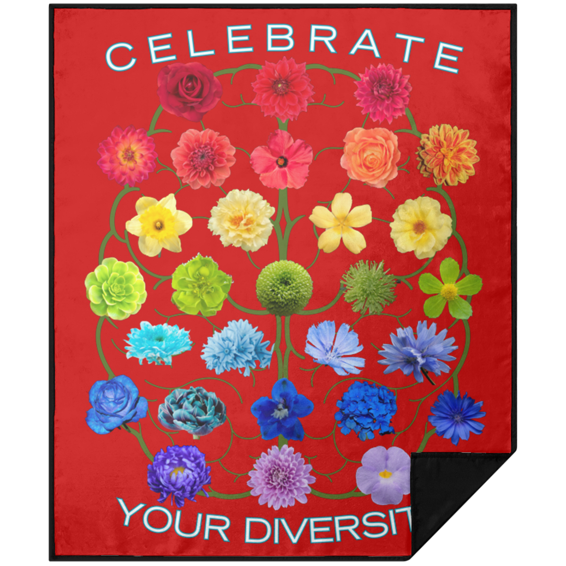 CELEBRATE Your Diversity Picnic Blanket 50X60