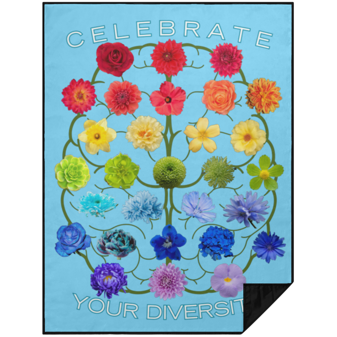 CELEBRATE Your Diversity Picnic Blanket 60X80