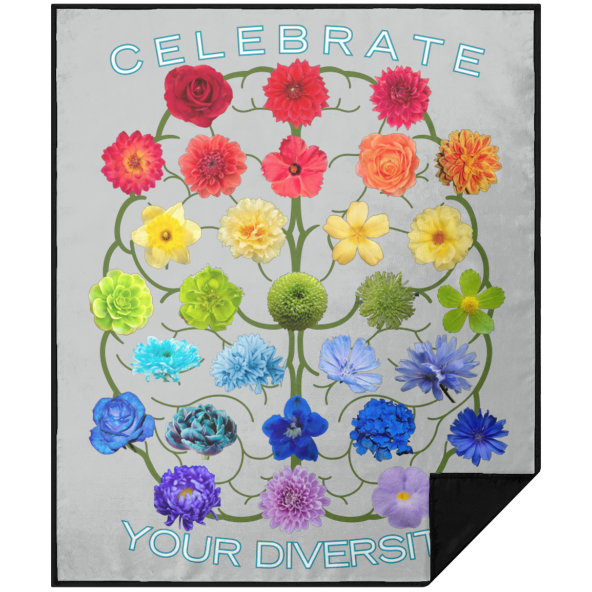 CELEBRATE Your Diversity Picnic Blanket 50X60