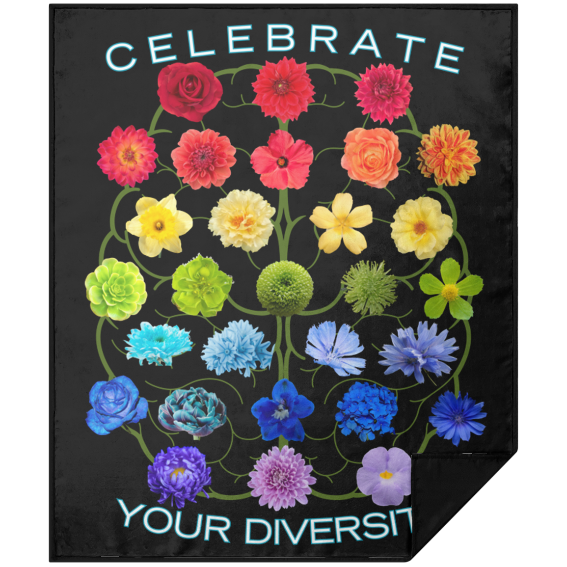 CELEBRATE Your Diversity Picnic Blanket 50X60