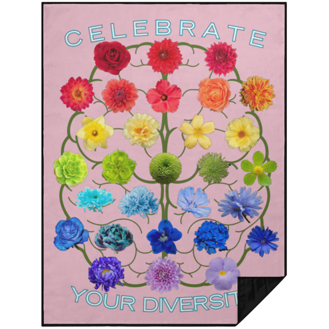 CELEBRATE Your Diversity Picnic Blanket 60X80