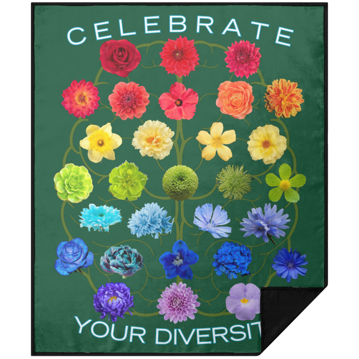 CELEBRATE Your Diversity Picnic Blanket 50X60