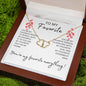 You're My Favorite Everything 10K Solid Gold Everlasting Love Pendant on 14K Gold Filled Chain