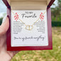 You're My Favorite Everything 10K Solid Gold Everlasting Love Pendant on 14K Gold Filled Chain