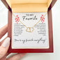 You're My Favorite Everything 10K Solid Gold Everlasting Love Pendant on 14K Gold Filled Chain