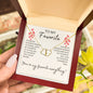 You're My Favorite Everything 10K Solid Gold Everlasting Love Pendant on 14K Gold Filled Chain