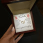 You're My Favorite Everything 10K Solid Gold Everlasting Love Pendant on 14K Gold Filled Chain