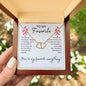 You're My Favorite Everything 10K Solid Gold Everlasting Love Pendant on 14K Gold Filled Chain