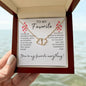 You're My Favorite Everything 10K Solid Gold Everlasting Love Pendant on 14K Gold Filled Chain