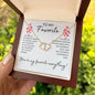 You're My Favorite Everything 10K Solid Gold Everlasting Love Pendant on 14K Gold Filled Chain
