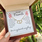 You're My Favorite Everything 10K Solid Gold Everlasting Love Pendant on 14K Gold Filled Chain