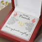 You're My Favorite Everything 10K Solid Gold Everlasting Love Pendant on 14K Gold Filled Chain