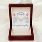 You're My Favorite Everything 10K Solid Gold Everlasting Love Pendant on 14K Gold Filled Chain