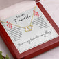 You're My Favorite Everything 10K Solid Gold Everlasting Love Pendant on 14K Gold Filled Chain