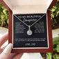 To My Beautiful Daughter Eternal Hope Necklace