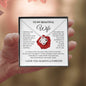 To My Beautiful Wife Love Knot Necklace