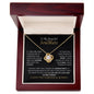 To My Beautiful Soulmate | I Love You, Forever & Always - Love Knot Necklace