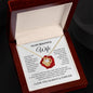 To My Beautiful Wife Love Knot Necklace