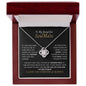 To My Beautiful Soulmate | I Love You, Forever & Always - Love Knot Necklace