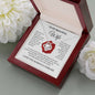 To My Beautiful Wife Love Knot Necklace