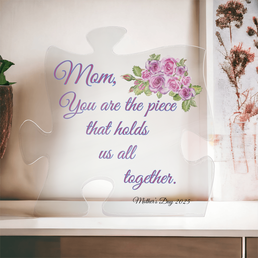 Mother's Day Puzzle Plaque 2025