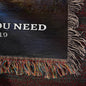 WHEN GOD IS ALL YOU HAVE Heirloom Woven Blanket 50x60