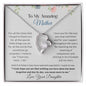 To My Amazing Mother | I Love You | Forever Love Necklace