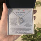 To My Amazing Mother | I Love You | Forever Love Necklace