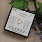 To My Amazing Mother | I Love You | Forever Love Necklace